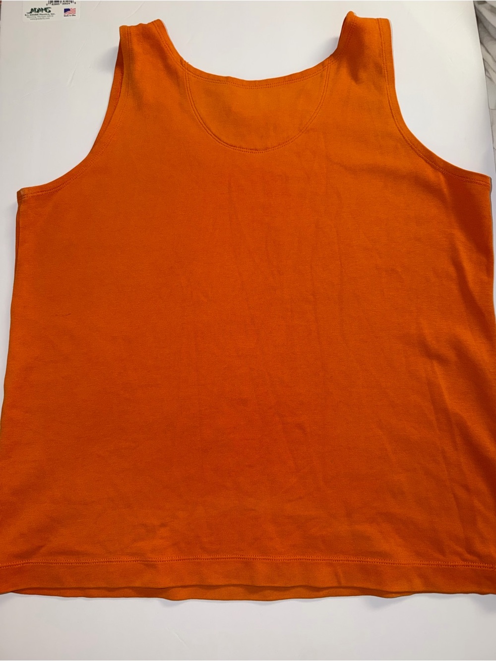 Patagonia Organic Cotton Orange Tank Top Women’s Medium - Picture 5 of 5